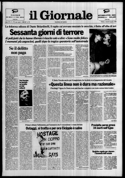 Il giornale : quotidiano del mattino